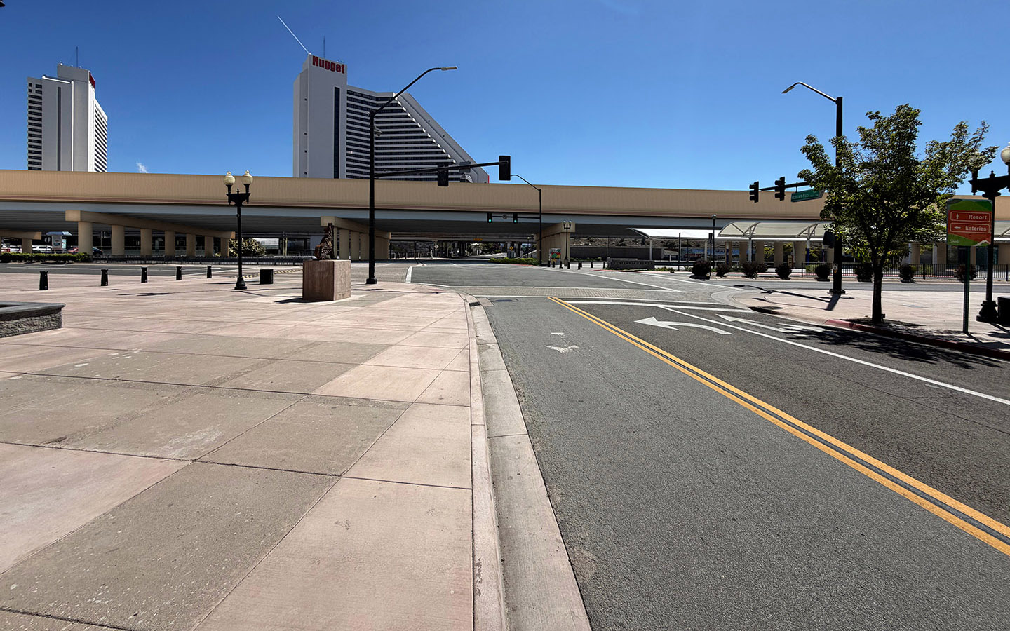 Victorian Plaza & Victorian Ave Looking South, 3D rendering